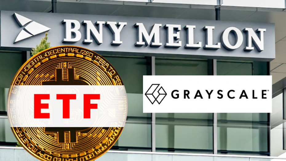 Grayscale заключила партнерство BNY Mellon для предоставления Bitcoin Trust услуг по обслуживанию активов и ETF.