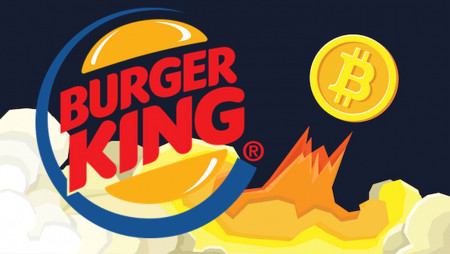Burger King будет раздавать награды в BTC и Dogecoin.